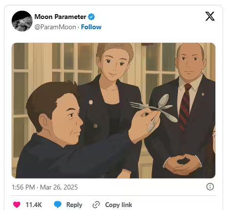 AI生成吉卜力风格作品引发版权争议