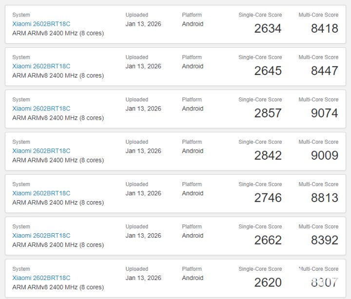 REDMI Turbo 5 Max跑分曝光 天玑新款旗舰芯片(图1) REDMI Turbo 5 Max跑分曝光 天玑新款旗舰芯片(图1)