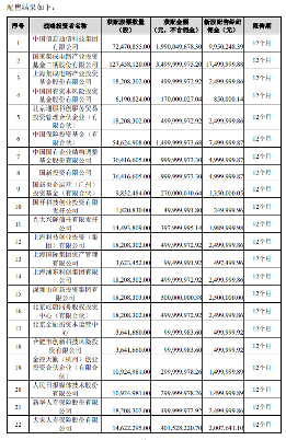 阵容豪华！大基金二期等29家机构参与中芯国际战略配售