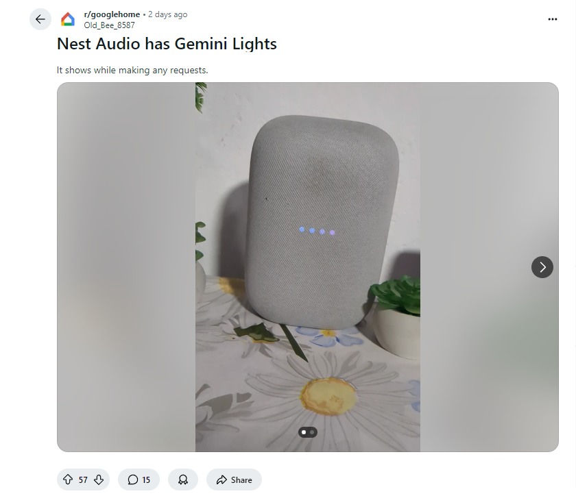 谷歌Gemini AI助手在Nest音箱测试引用户反馈
