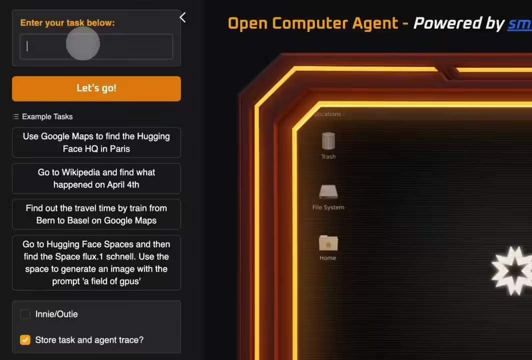 7c1bea3dj00svxajc008sd000tk00k0p Hugging Face 发布云端 AI智能体,文字指令远程操控虚拟电脑