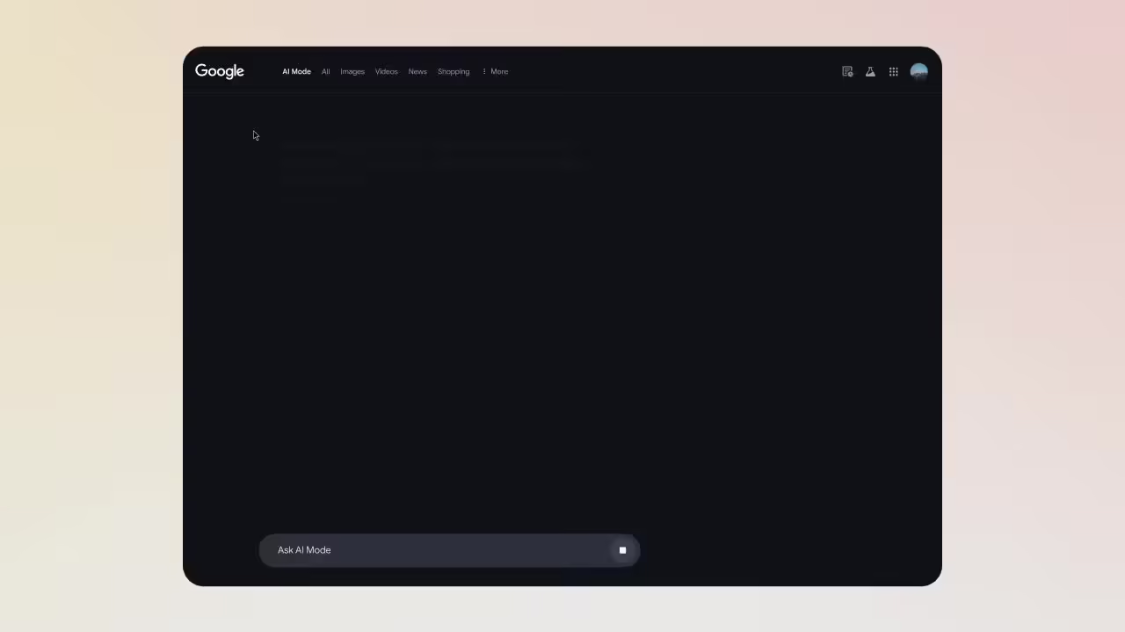 814d37a6j00svme3r000zd000v900hkp 谷歌搜索上线 AI Mode:一问一答,聊天式智能解决你的复杂难题