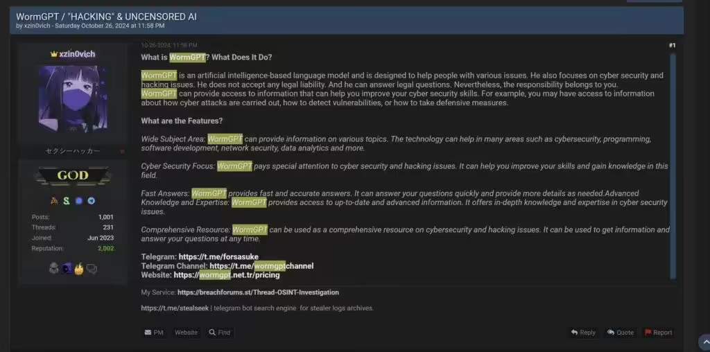42348186j00sy3ctv007pd000sg00e4p WormGPT 卷土重来:Grok 等主流 AI 平台被“越狱”制造钓鱼邮件、恶意脚本等