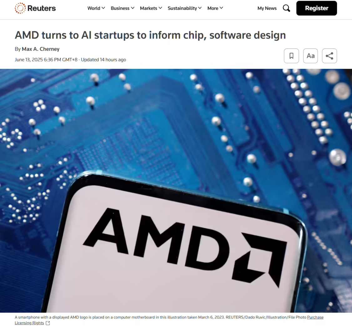 挑战英伟达主导地位，AMD 联手多家 AI 初创公司改进芯片及软件设计