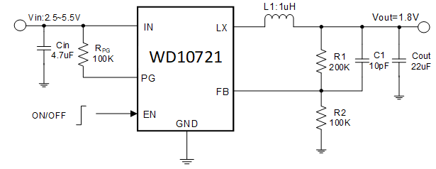 豪威集团发布5V/2A高效降压转换器WD10721，适配手机IoT设备(图2)