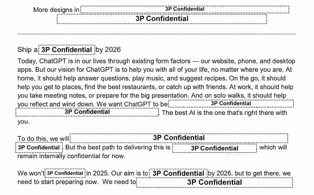 OpenAI计划2026年推出ChatGPT驱动新产品，打造