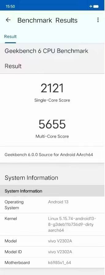 联发科天玑9200+跑分曝光 单核2121多核5655创安卓新高(图2)