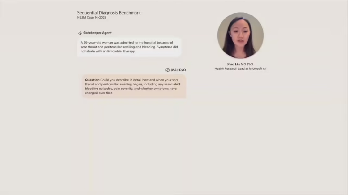 微软推出AI诊断工具MAI-DxO 在复杂病例诊断中超越人类