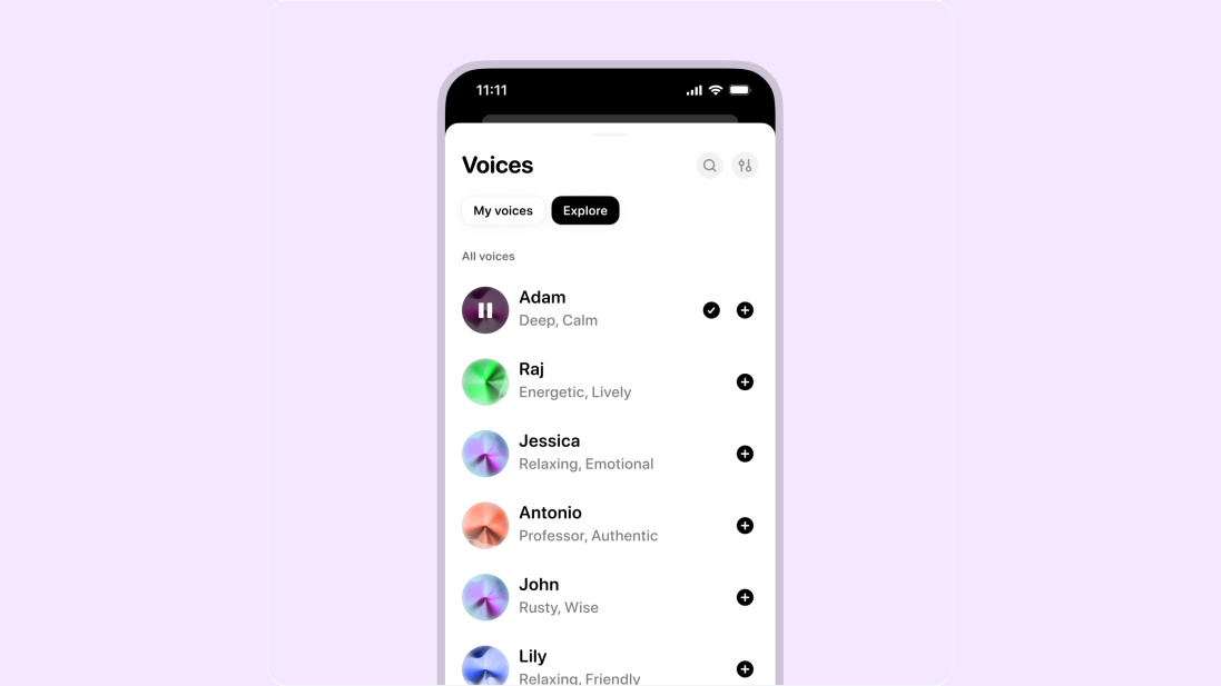 AI 语音公司 ElevenLabs 推出独立移动应用：免费