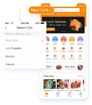 海外外卖系统国际版解决方案，多语言多币种外卖平台搭建