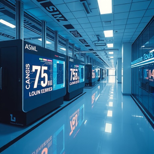 第三季度，光刻机龙头ASML实现净销售额75亿欧元，净利润达