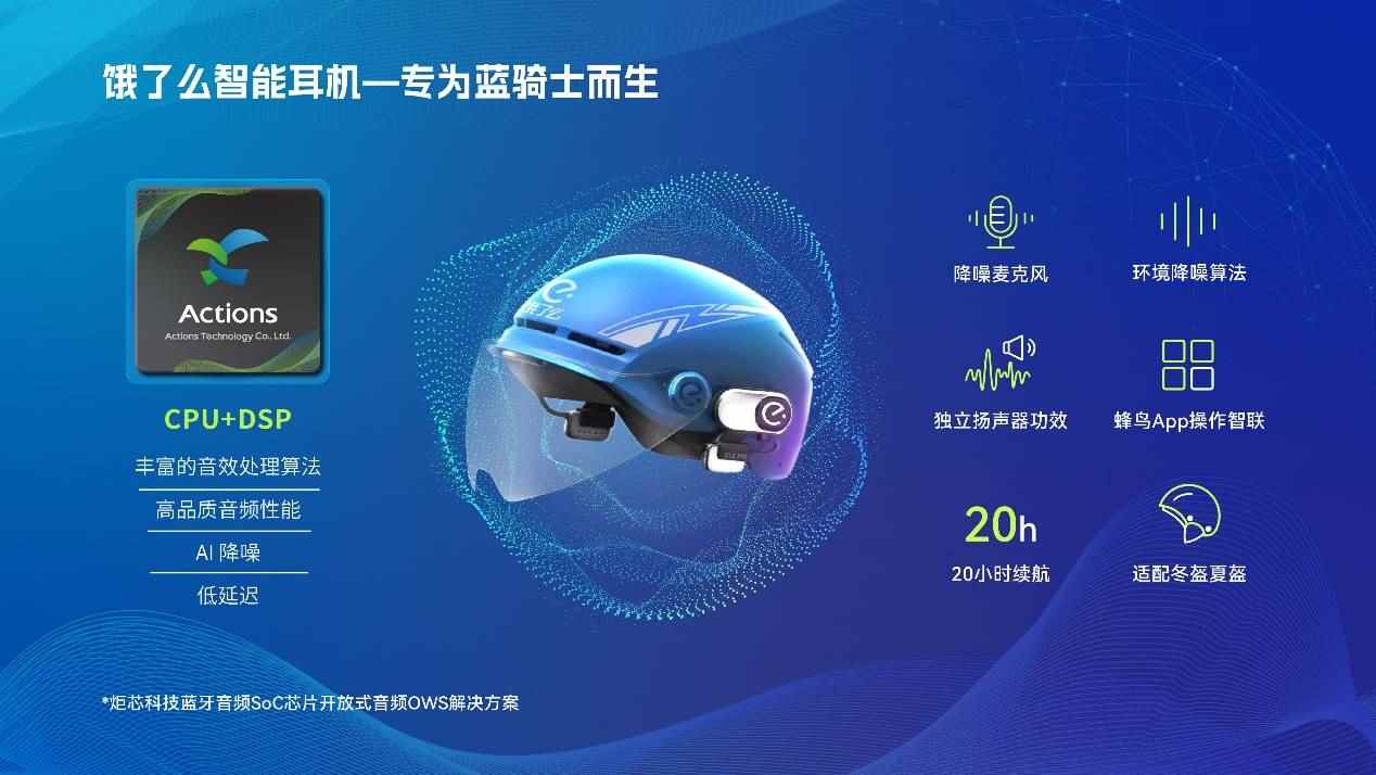 饿了么推出智能头盔耳机 专为蓝骑士定制降噪通话方案(图1) 饿了么推出智能头盔耳机 专为蓝骑士定制降噪通话方案(图1)