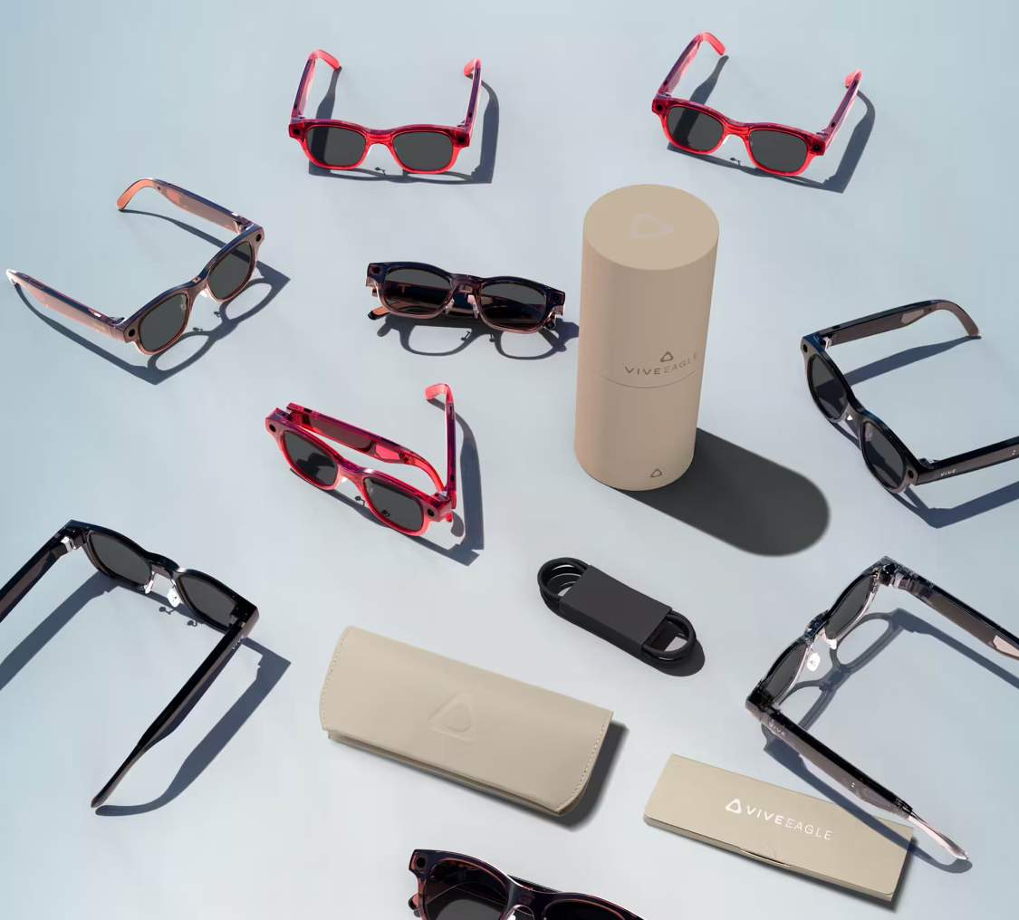 HTC 发布首款 AI 智能眼镜 VIVE Eagle，售价新台币15,600元