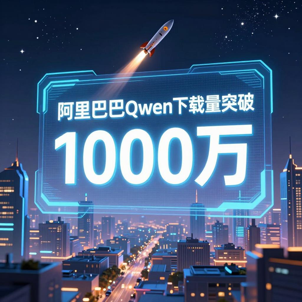 阿里巴巴千问App公测突破千万下载，领跑AI应用增长榜