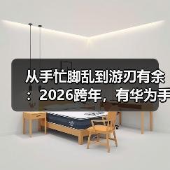从手忙脚乱到游刃有余：2026跨年，有华为手机就够了（图3）
