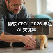 微软 CEO：2026 年是 AI 关键年（图2）