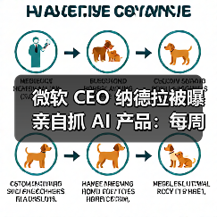 纳德拉主导AI产品革新：技术团队压力倍增挑战微软未来