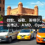 微软、谷歌、英特尔、英伟达、AMD、OpenAI 等 24 家公司加入美国人工智能“创世纪计划”（图3）