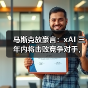 马斯克看好xAI未来抵住竞争，押注通用人工智能突破