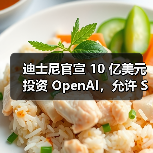 迪士尼官宣 10 亿美元投资 OpenAI，允许 Sora 生成米老鼠等角色视频（图3）