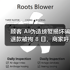 顾客 AI伪造螃蟹损坏骗退款被拘 8 日，商家呼吁加强监管（图3）