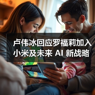 卢伟冰回应罗福莉加入小米及未来 AI 新战略：不能透露太多，但小米在大模型应用方面进展远超预期（图3）