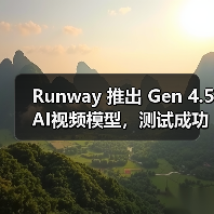 Runway 推出 Gen 4.5 AI视频模型，测试成功击败谷歌 Veo3、OpenAI Sora 2（图4）