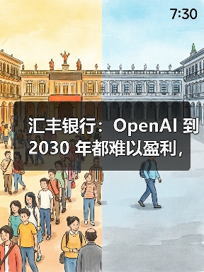 汇丰银行：OpenAI 到 2030 年都难以盈利，同时还要再砸至少 2070 亿美元（图2）