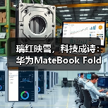 瑞红映雪，科技成诗：华为MateBook Fold非凡大师年末美学与实力双绝（图4）