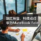 瑞红映雪，科技成诗：华为MateBook Fold非凡大师年末美学与实力双绝（图3）
