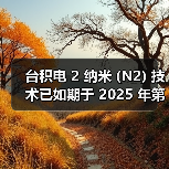 台积电 2 纳米 (N2) 技术已如期于 2025 年第四季开始量产(图3) 台积电 2 纳米 (N2) 技术已如期于 2025 年第四季开始量产(图3)