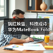 瑞红映雪，科技成诗：华为MateBook Fold非凡大师年末美学与实力双绝（图2）