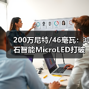 200万尼特/46毫瓦:鸿石智能MicroLED打破全天佩戴AR眼镜的功耗门槛(图4) 200万尼特/46毫瓦:鸿石智能MicroLED打破全天佩戴AR眼镜的功耗门槛(图4)